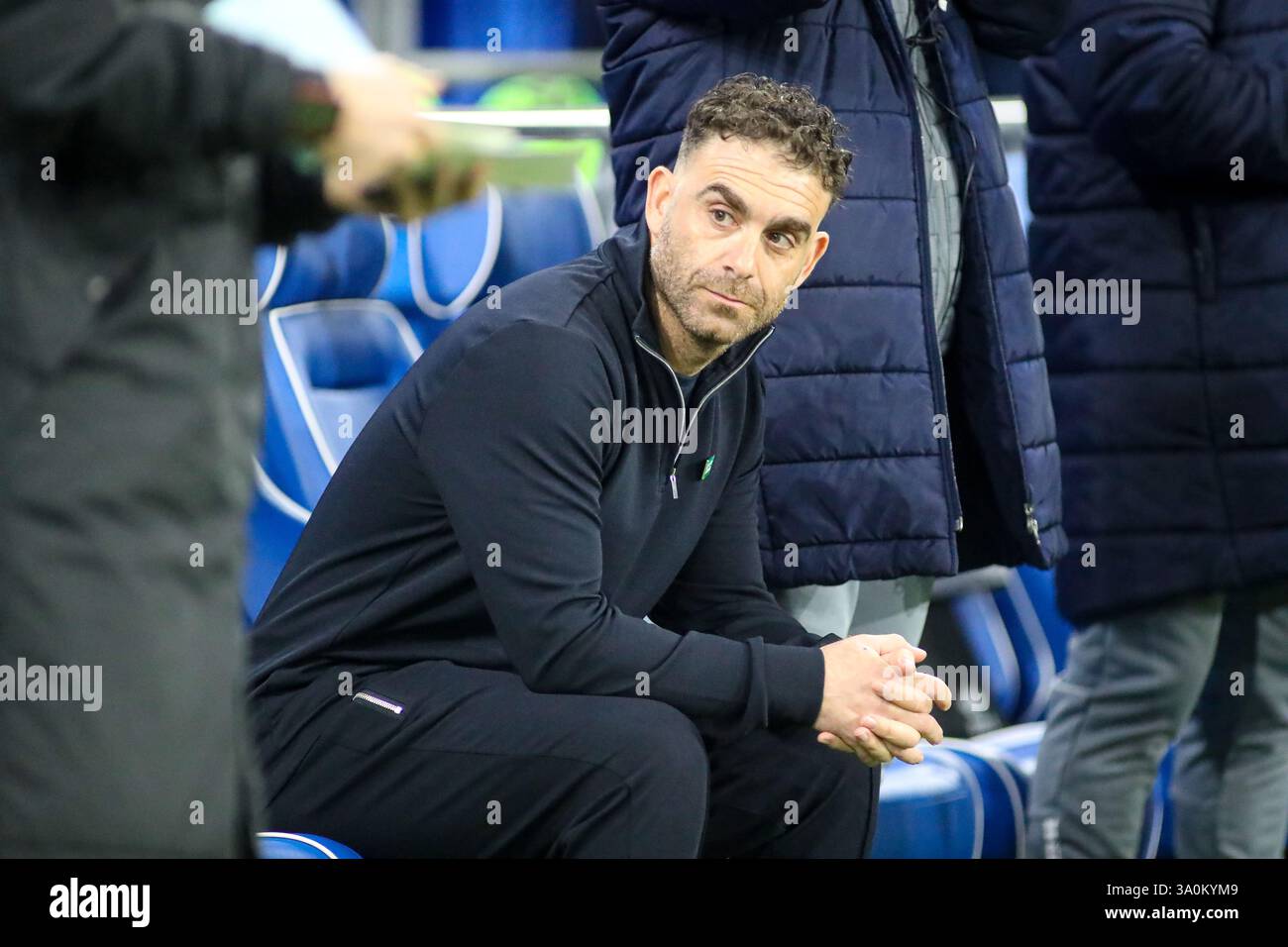 Cardiff City Manager Omer Riza during the Sky Bet Championship match ...