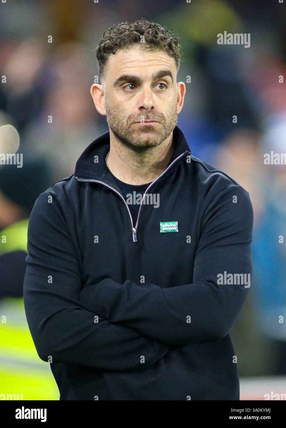 Cardiff, UK. 04th Mar, 2025. Cardiff City Manager Omer Riza during the ...