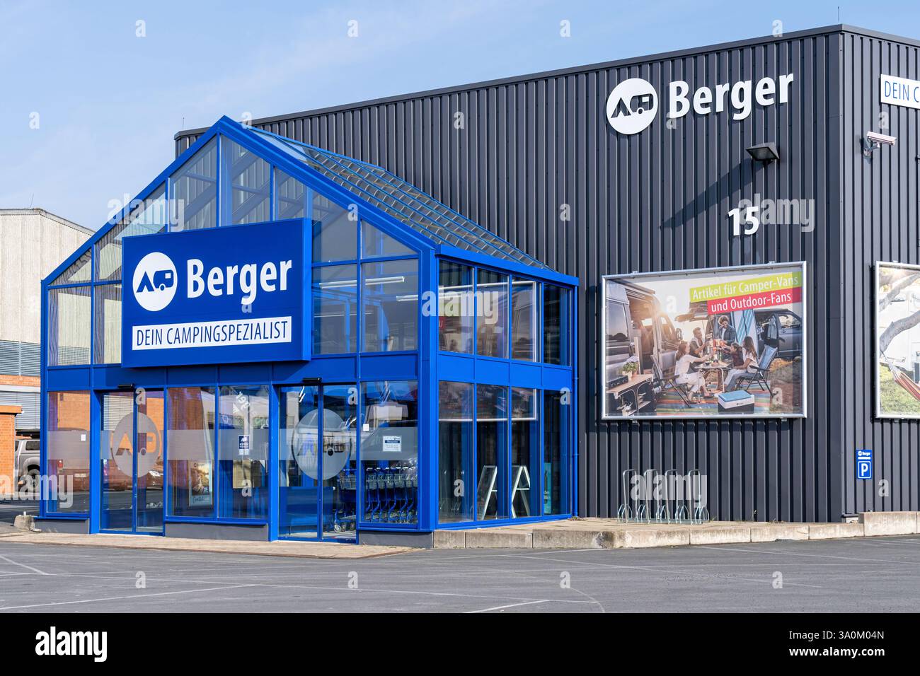 Berger camping store in Gttingen, Germany Stock Photo - Alamy