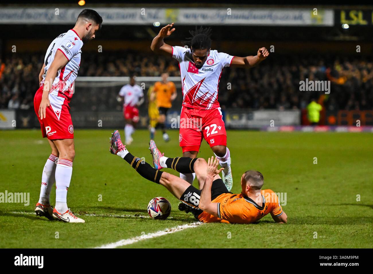Ryan Loft Ryan Loft (18 Cambridge United) challenged by Daniel Phillips (22 ...