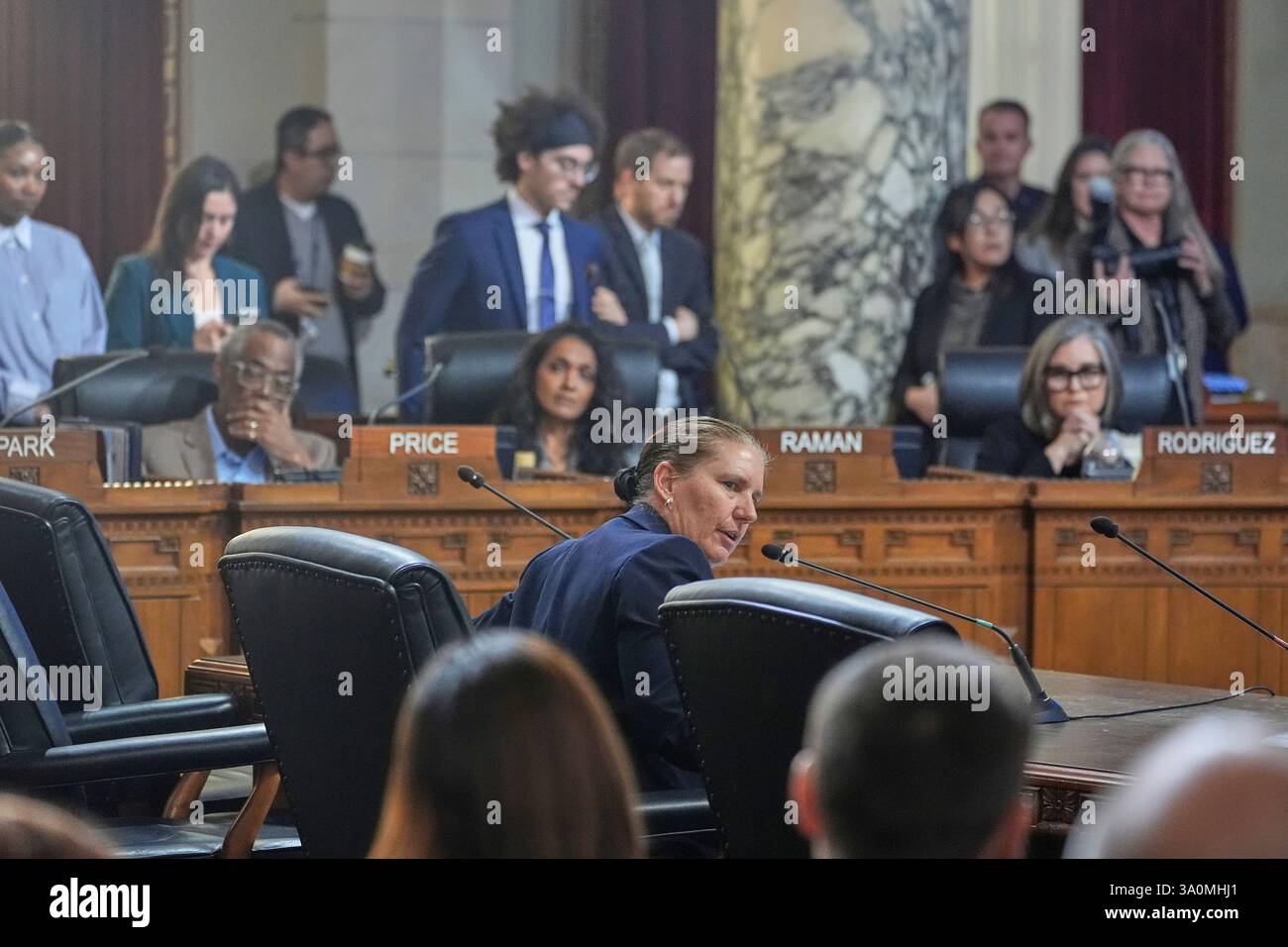 Former Los Angeles Fire Dept. Chief Kristin Crowley appeals for ...