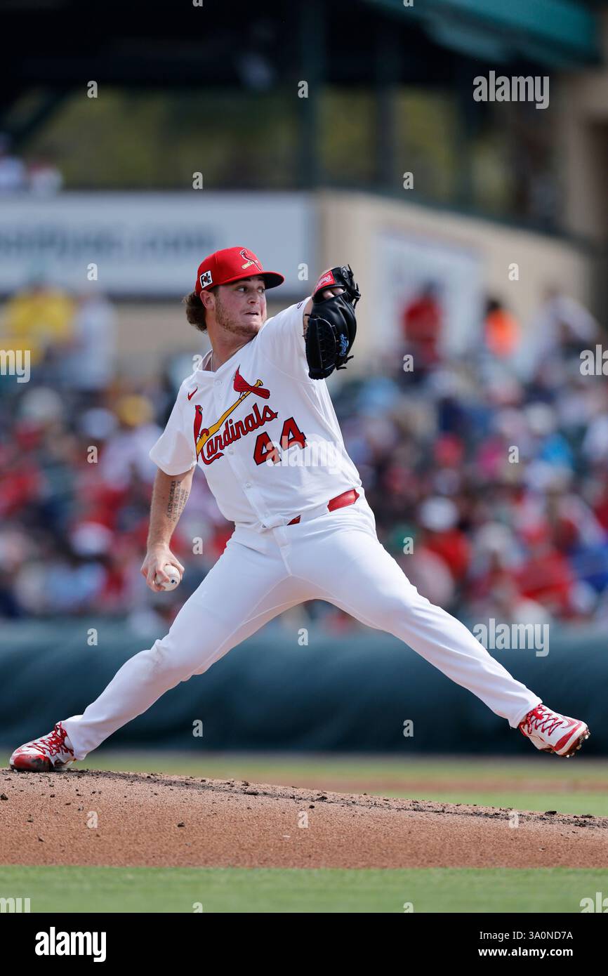 JUPITER, FL - MARCH 01: St. Louis Cardinals pitcher Gordon Graceffo (44 ...