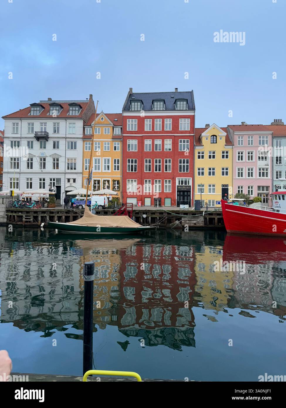 Nyhavn, Copenhagen - Smartphone Captured Stock Image