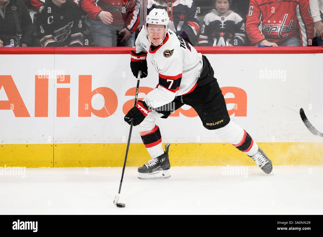 Ottawa Senators left wing Brady Tkachuk (7) in action during overtime ...