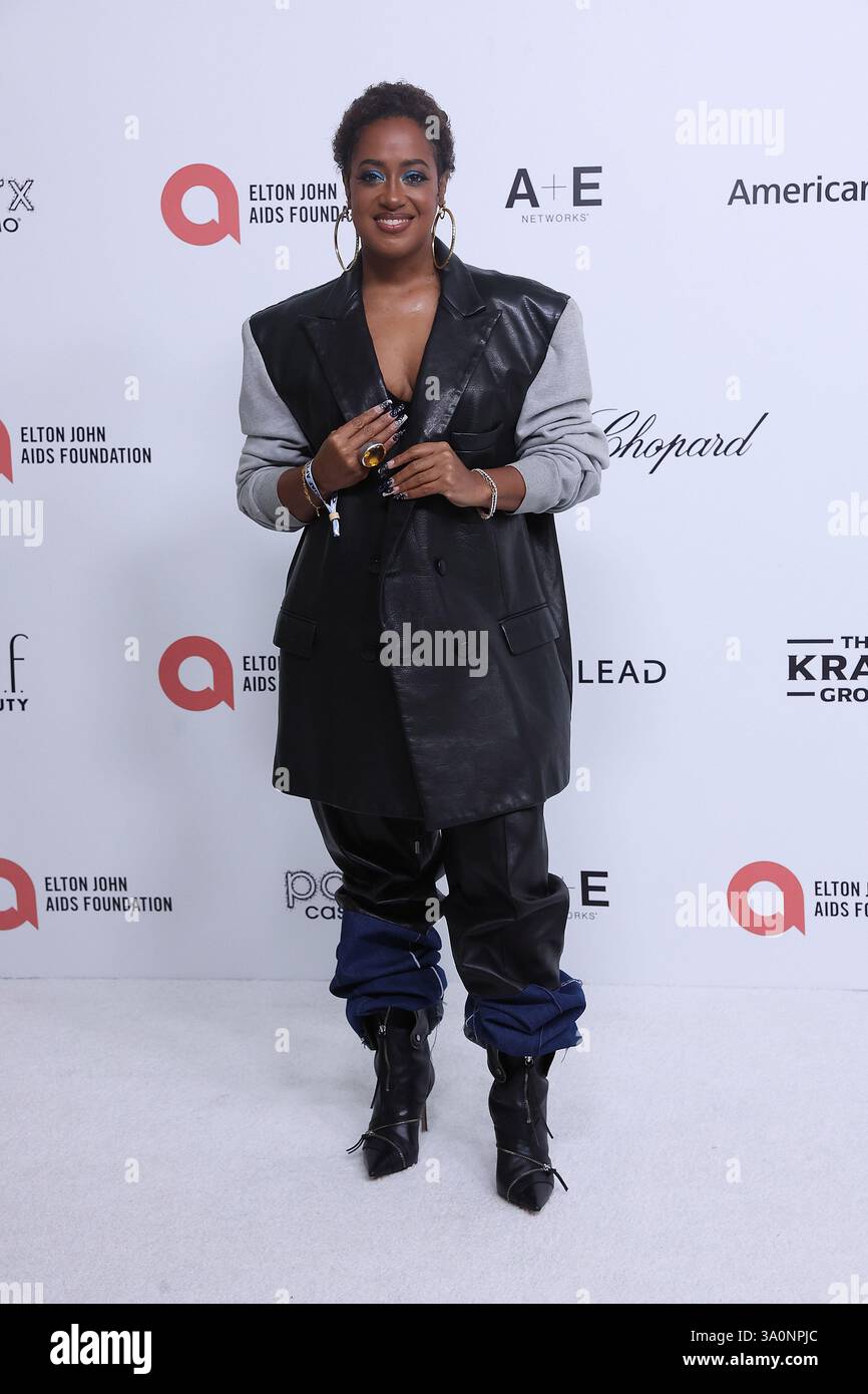 Rapsody attends Elton John AIDS Foundation's 33rd Annual Academy Awards ...