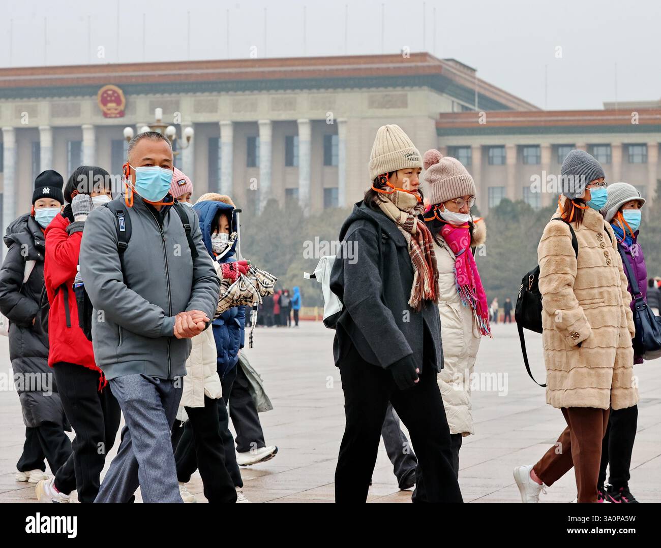 Tourists Visit The Tiananmen Square In Beijing China 2 March 2025 Tourists Visit The Tiananmen Square In Beijing China 2 March 2025 3A0PA5W