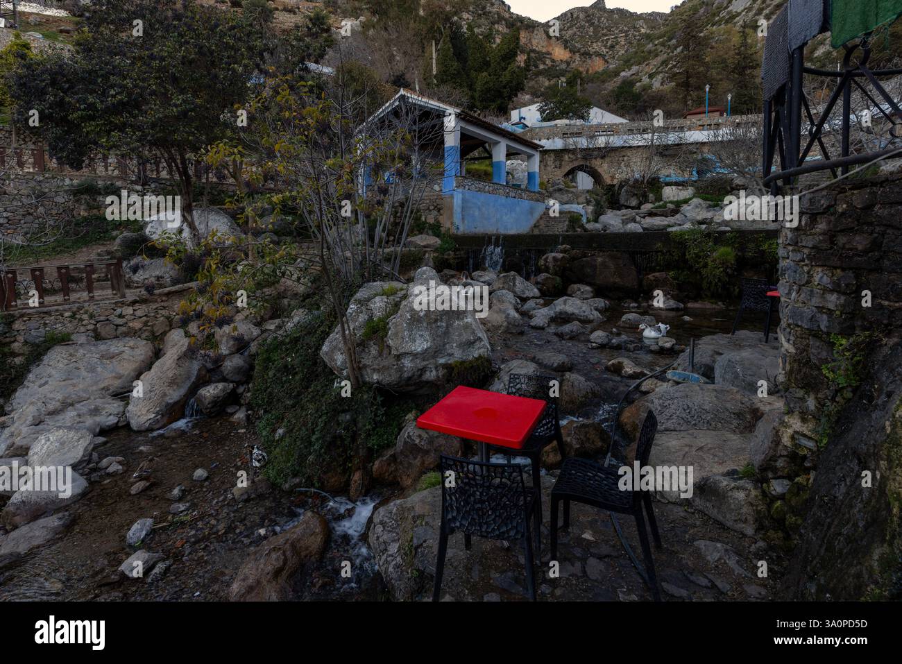 Ras El Ma in Chefchaouen, the Blue City of Morocco Stock Photo - Alamy
