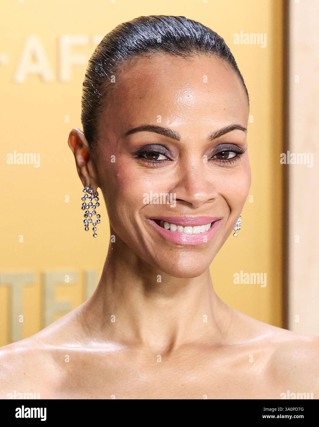 (FILE) Zoe Saldana wins Oscar for Best Actress In A Supporting Role for