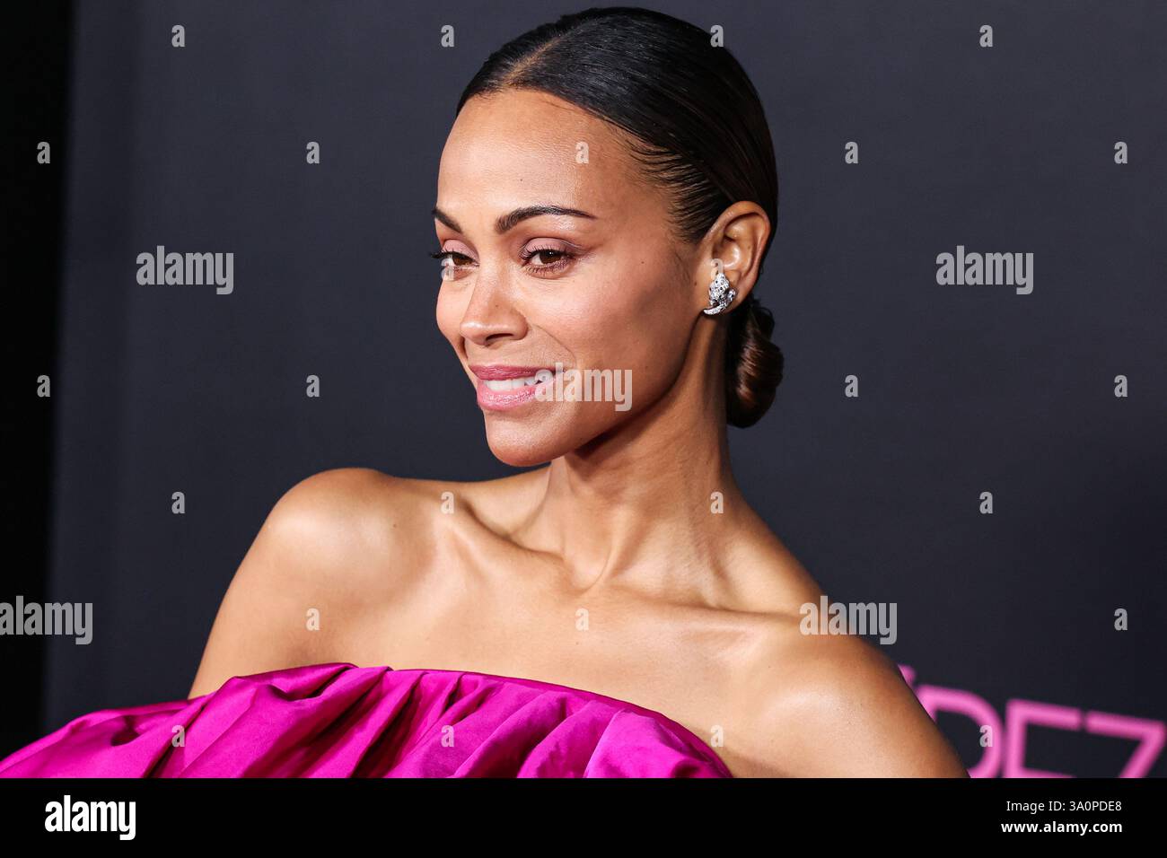(FILE) Zoe Saldana wins Oscar for Best Actress In A Supporting Role for