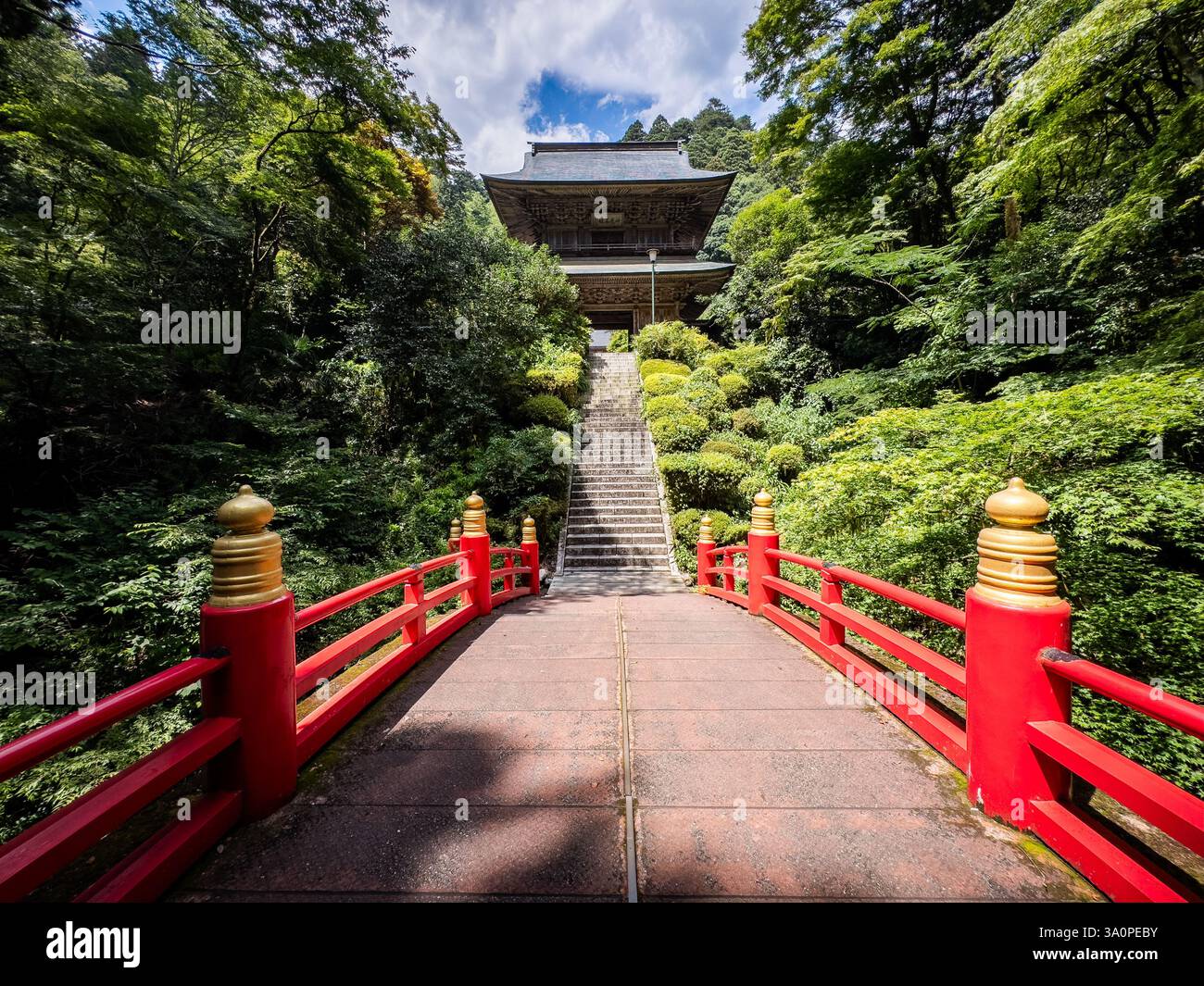 Unganji temple in Otawara, Tochigi, Japan Stock Photo