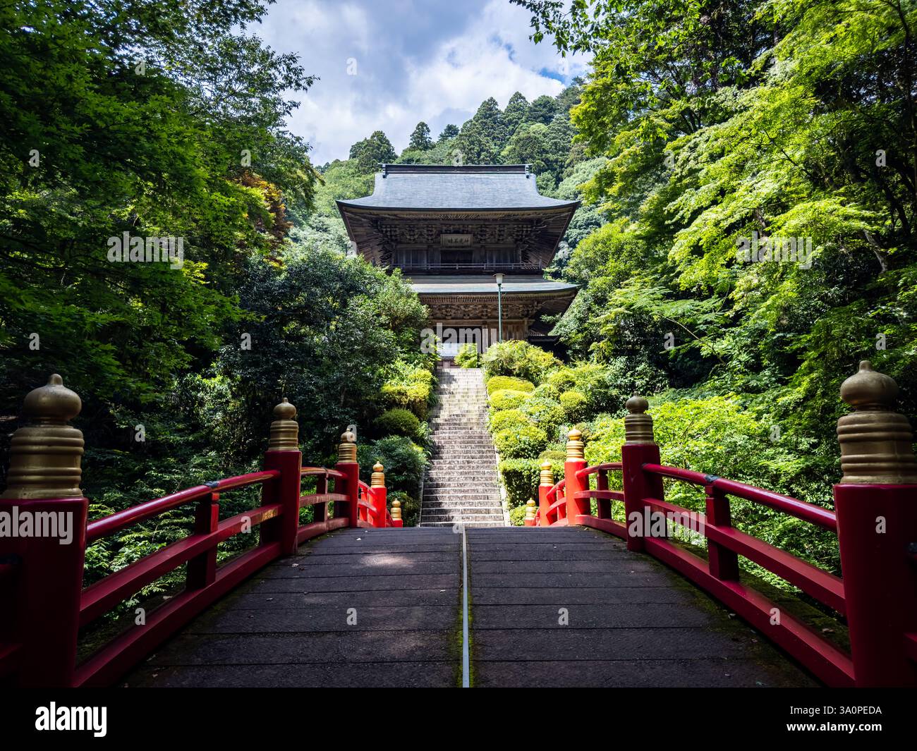 Unganji temple in Otawara, Tochigi, Japan Stock Photo