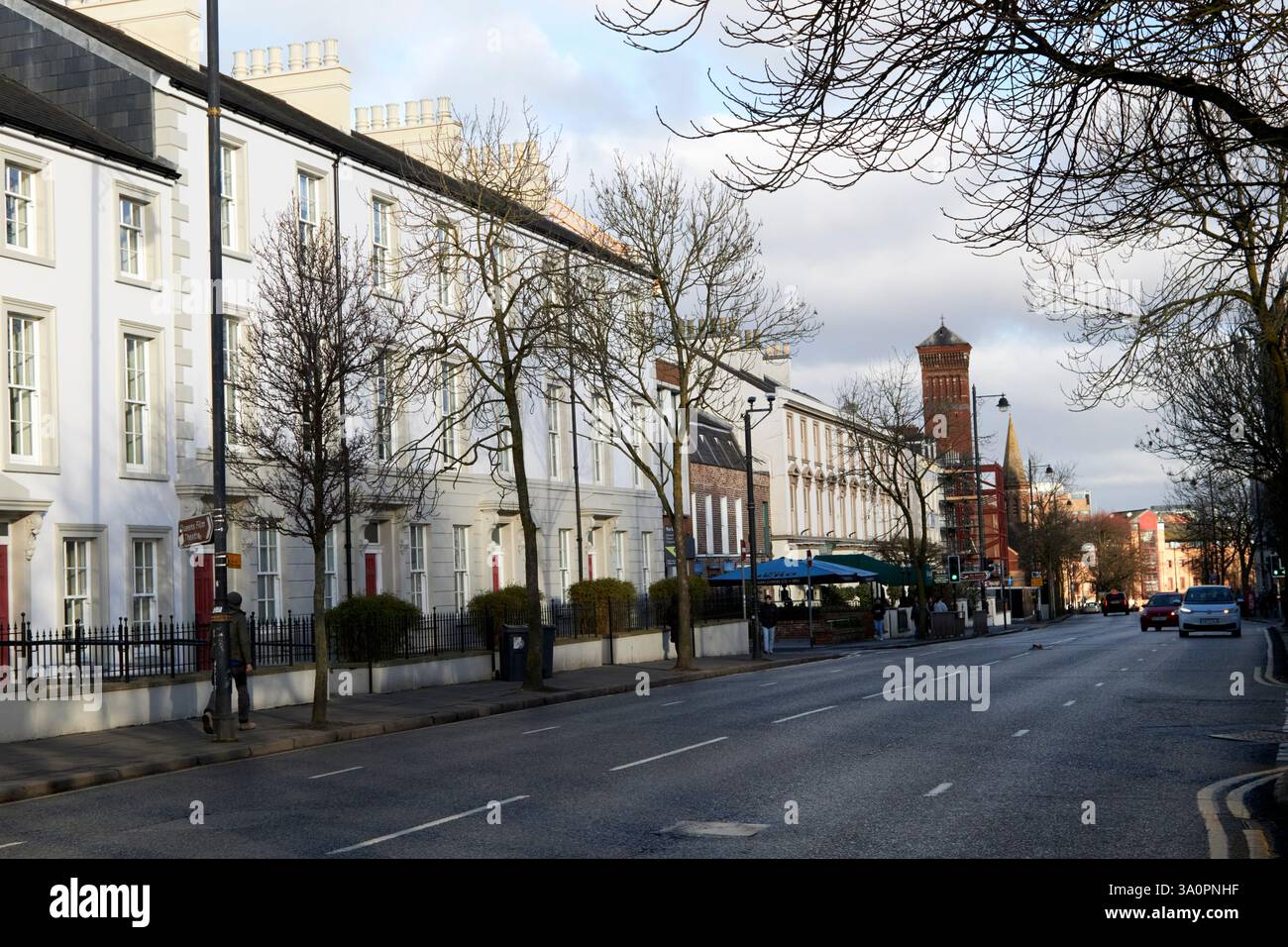university road belfast northern ireland uk Stock Photo