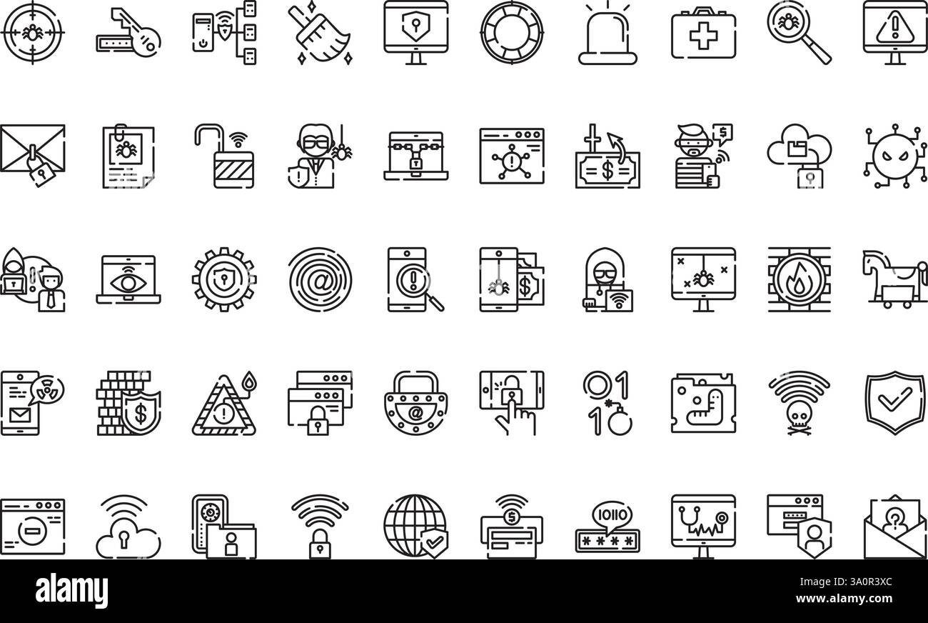 High-Quality Vector Icons Collection with Editable Stroke. Ideal for Professional and Creative Projects. Stock Vector