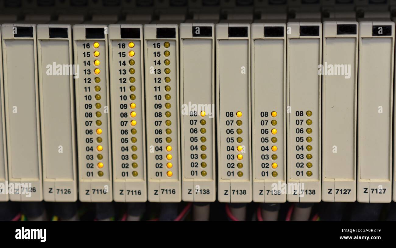 PLC Computer Stock Photo