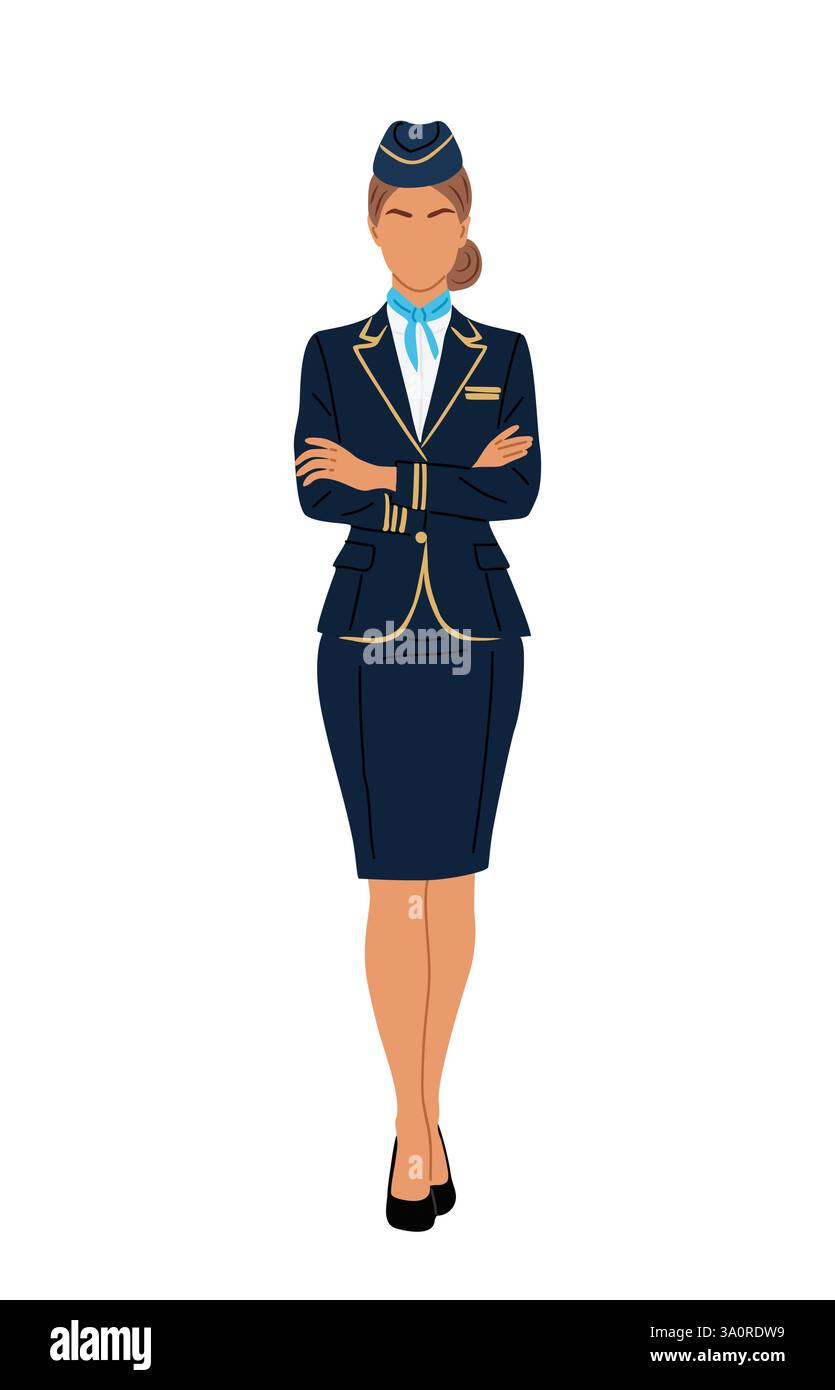 Standing figure staff in Cut Out Stock Images & Pictures - Alamy