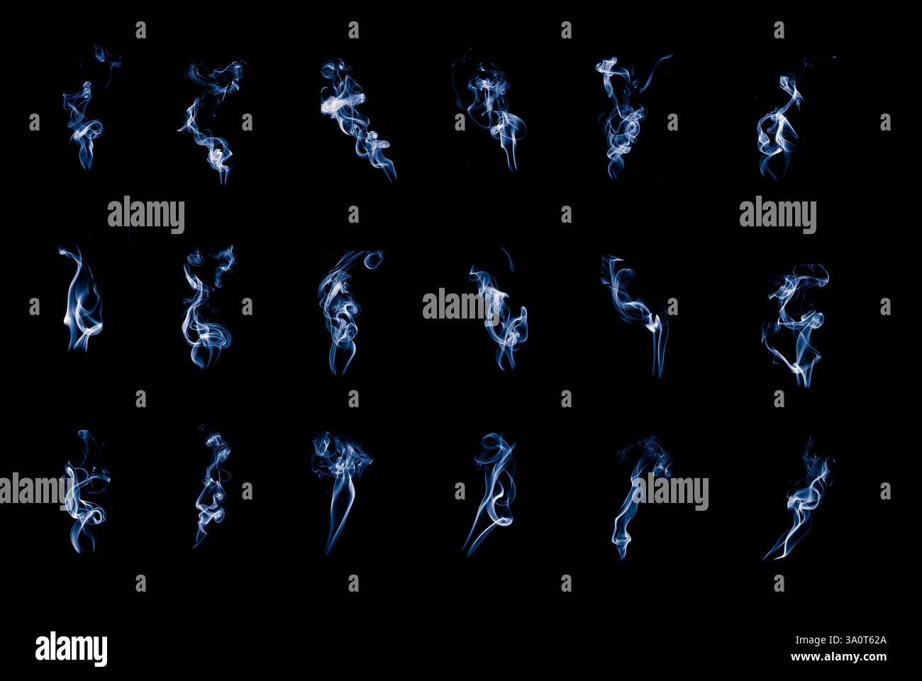 Smoke Types In the photo, various forms of smoke are shown rising upwards and ...