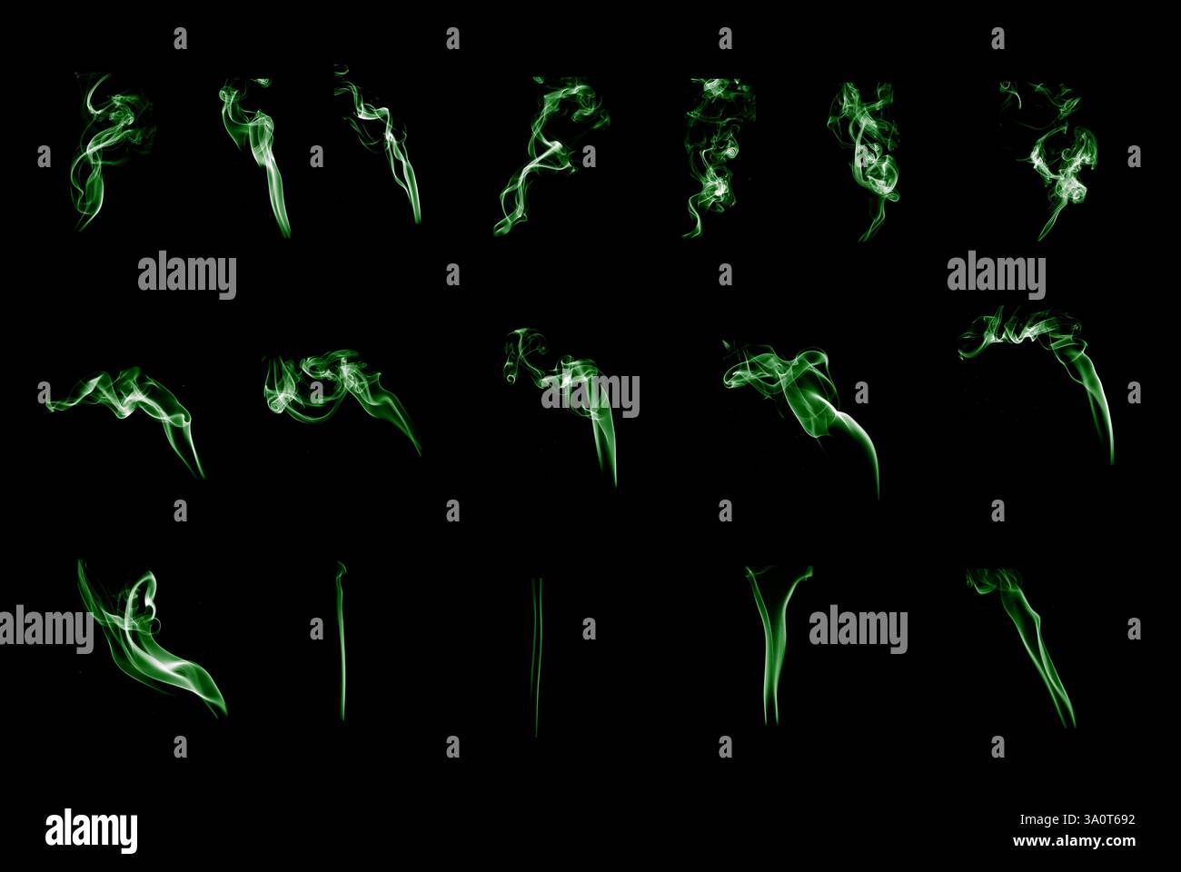 Smoke Types In the photo, various forms of smoke are shown rising upwards and ...