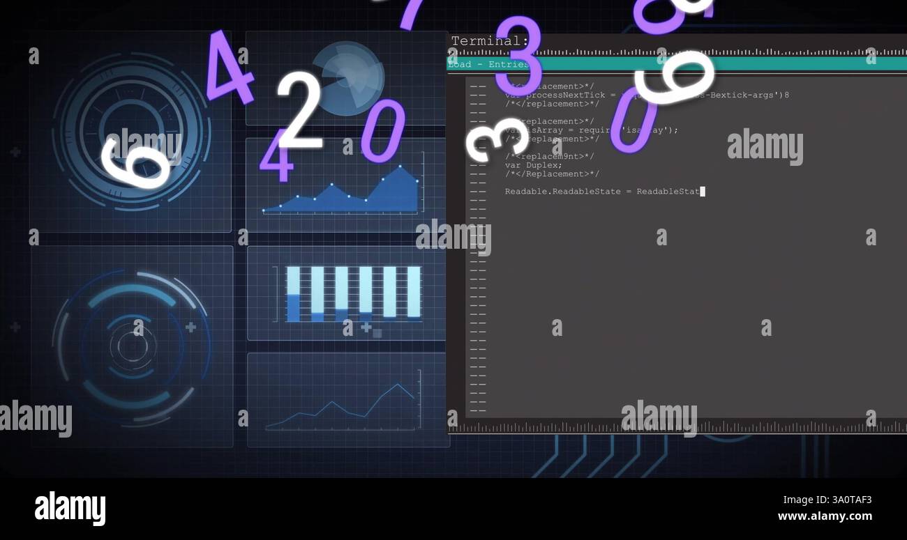 Graphical data visualization hi-res stock photography and images - Alamy