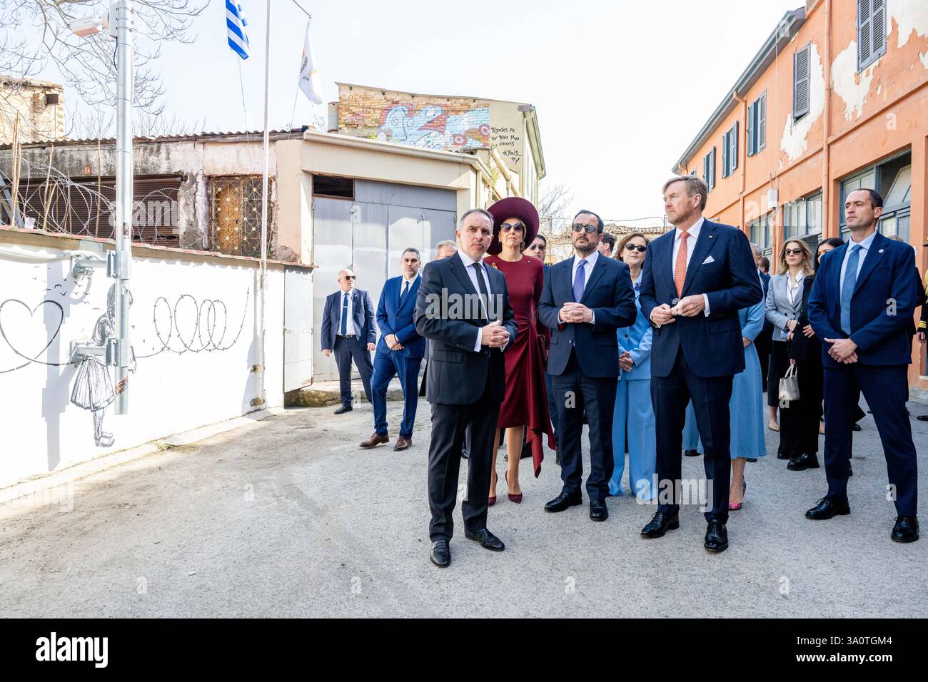 Nicosia, Cyprus. 05th Mar, 2025. King Willem-Alexander, Queen Maxima ...