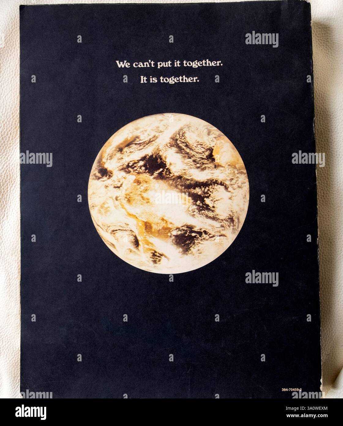 Back cover of 1970s 1971 US American Steward Brand book magazine