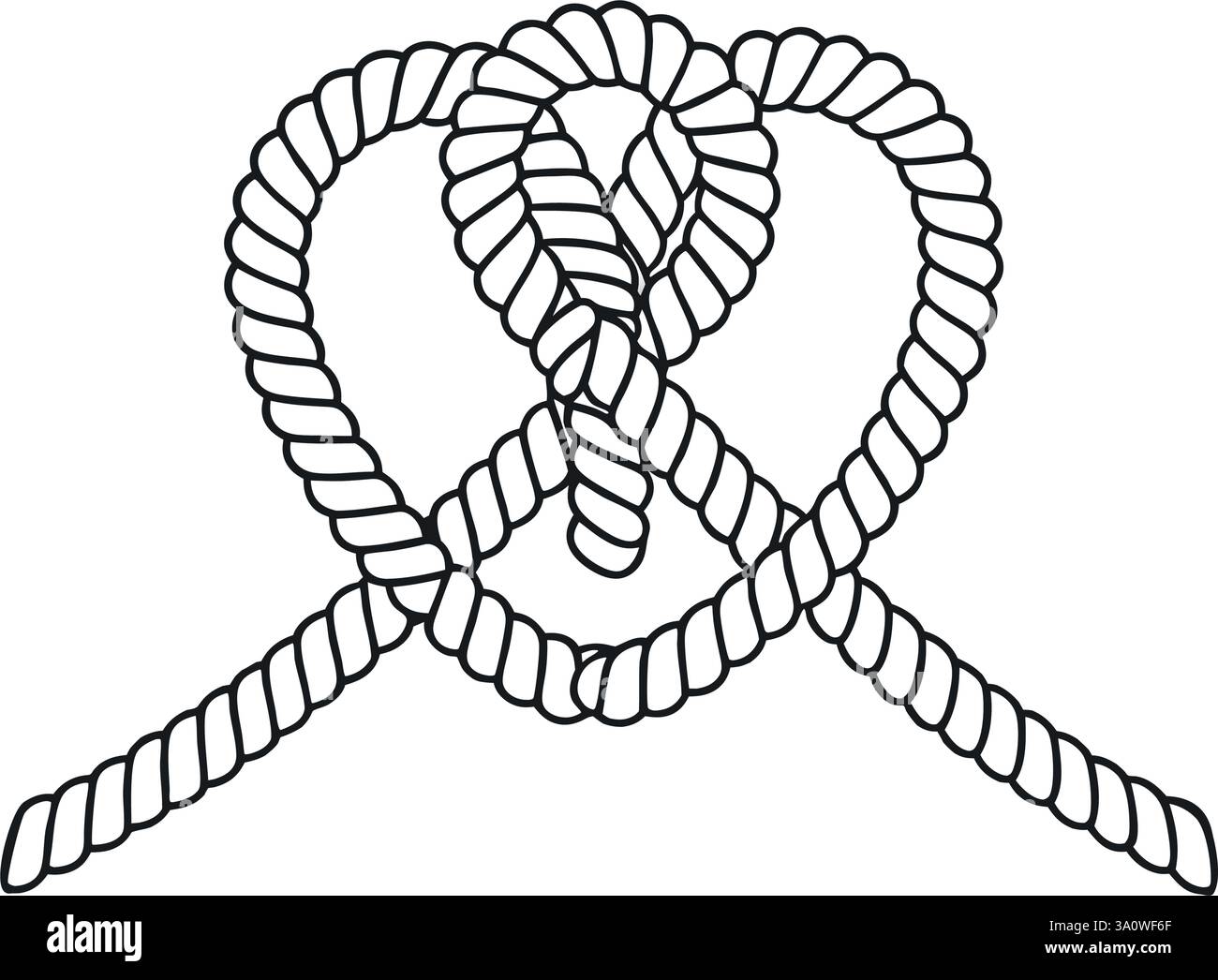 Wedding Knot Rope Design Stock Vector Image & Art - Alamy
