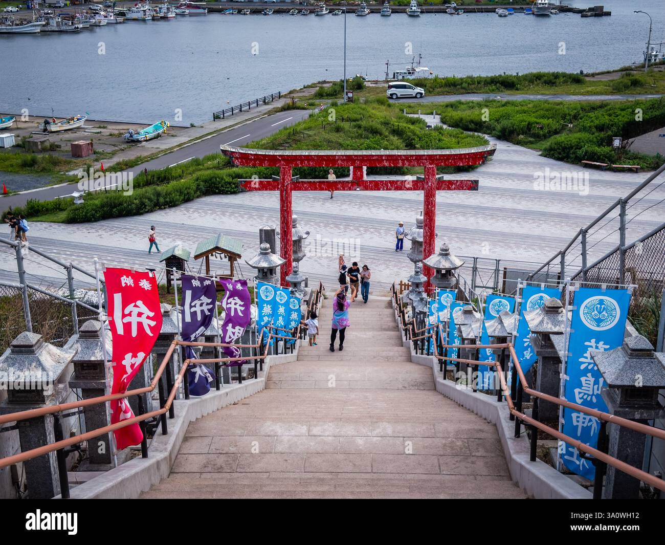 Kabushima Shrine in Hachinohe, Aomori, Japan Stock Photo - Alamy