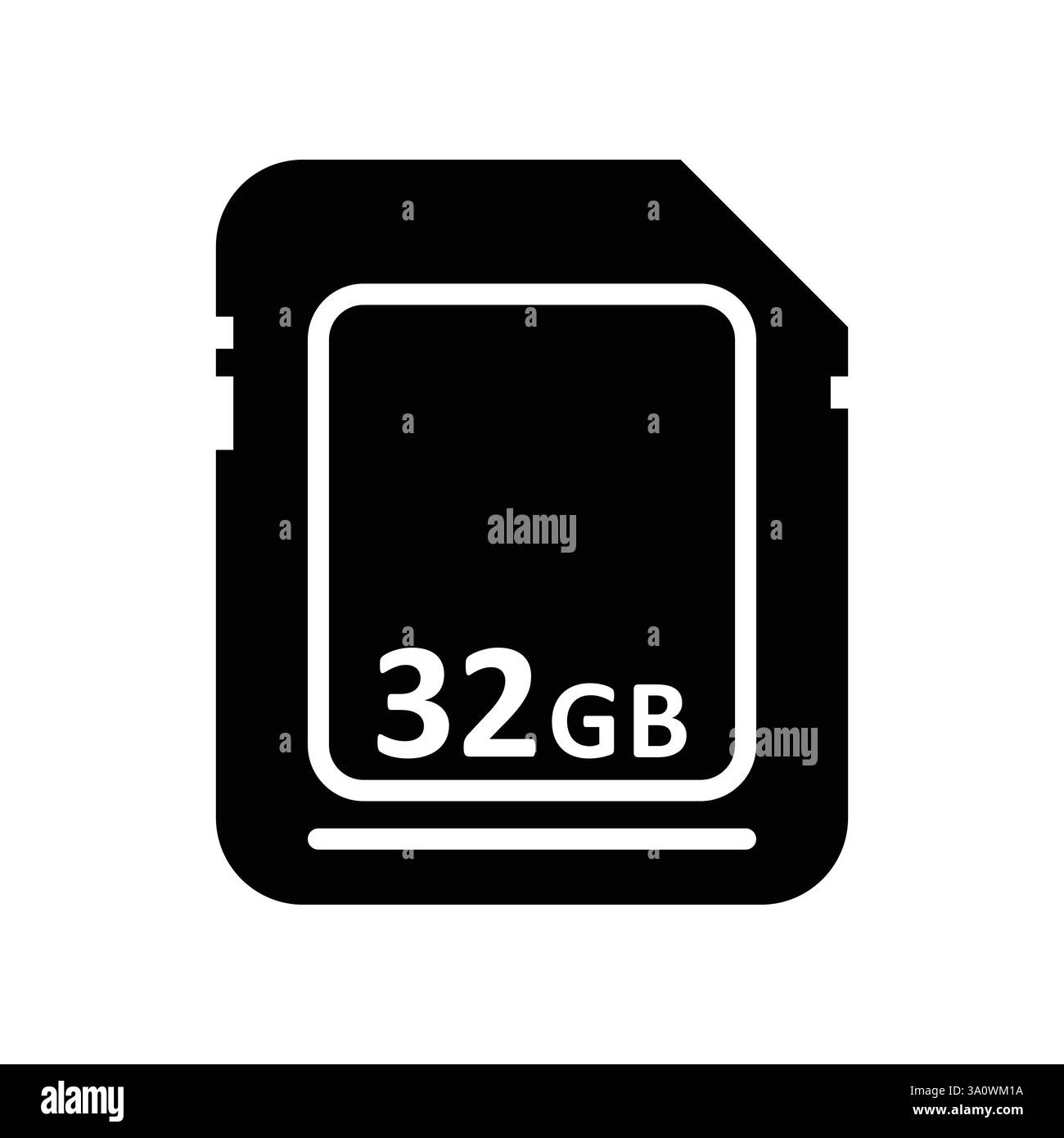 sd card icon vector template illustration design Stock Vector