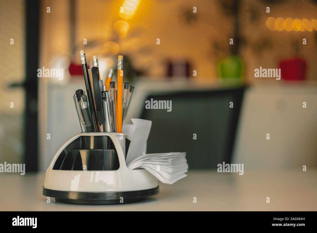 Office supplies on the table Stock Photo
