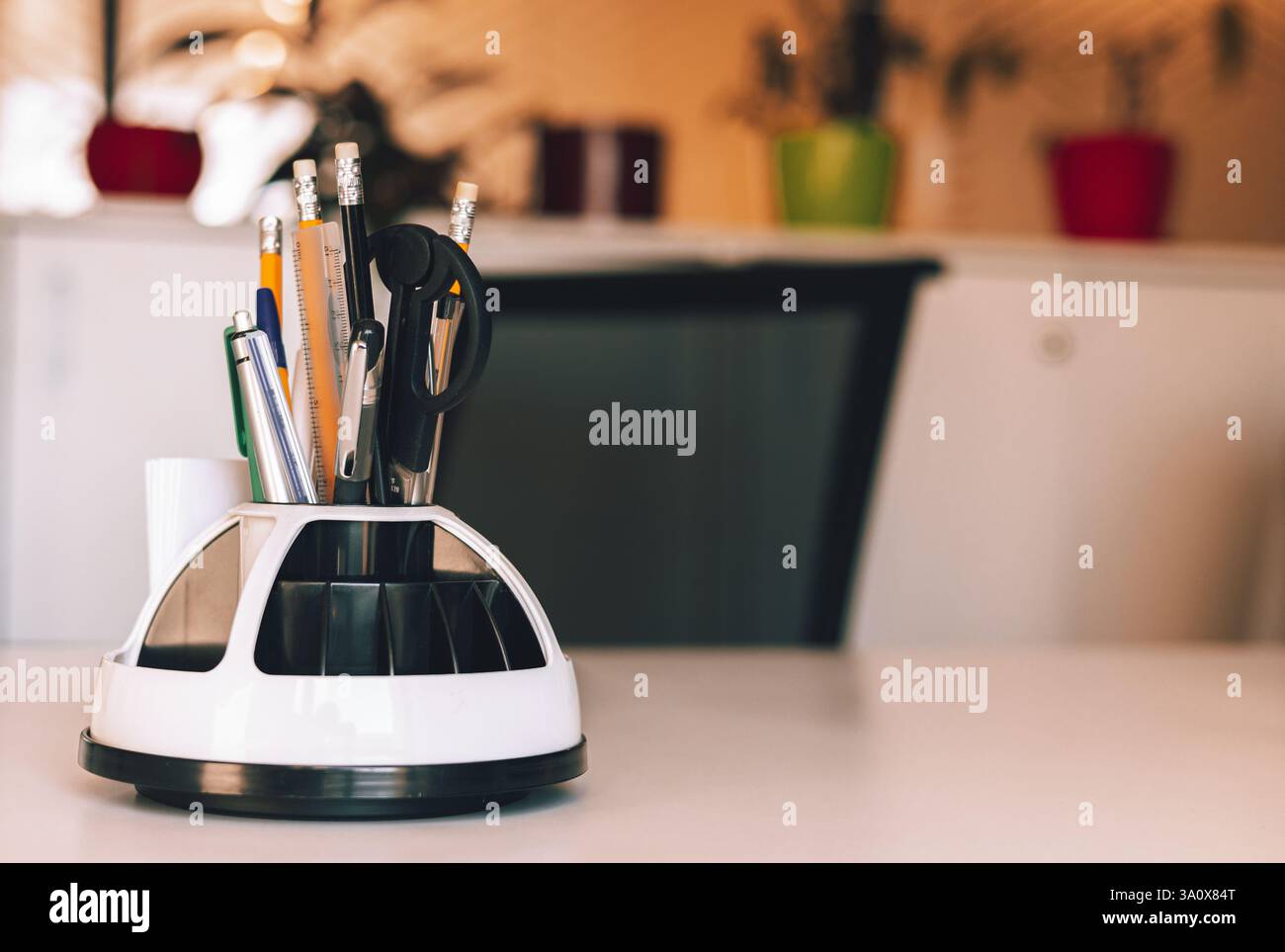 Office supplies on the table Stock Photo