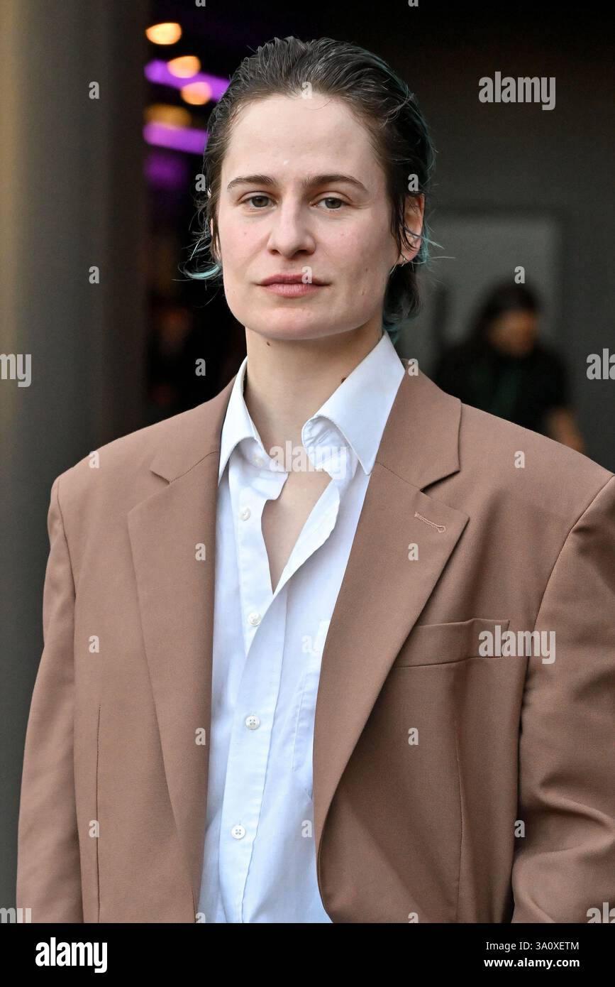 Christine And The Queens Aka Redcar Rahim Arriving At Stella McCartney 
