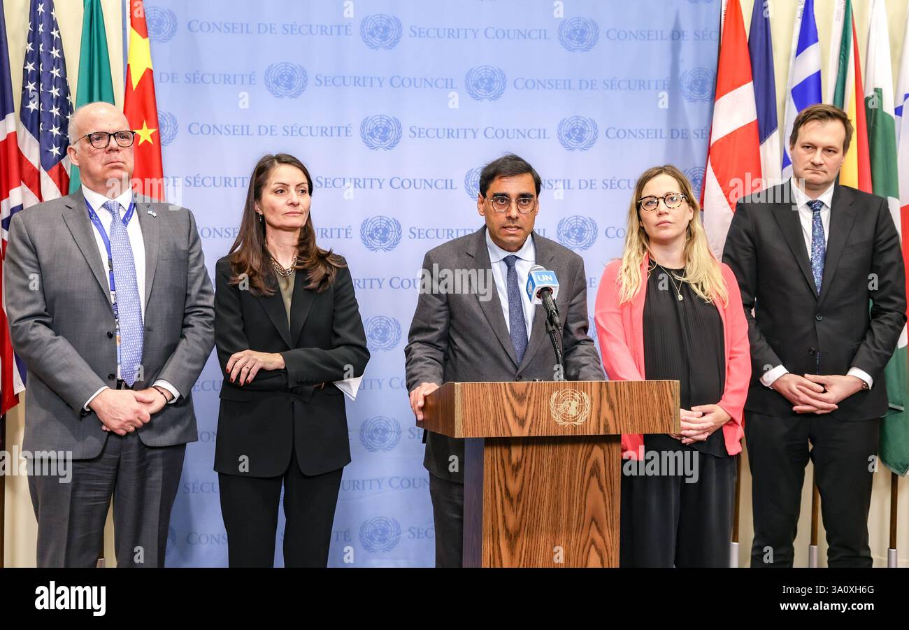 New York, New York, USA. 5th Mar, 2025. Permanent Missions of Denmark ...