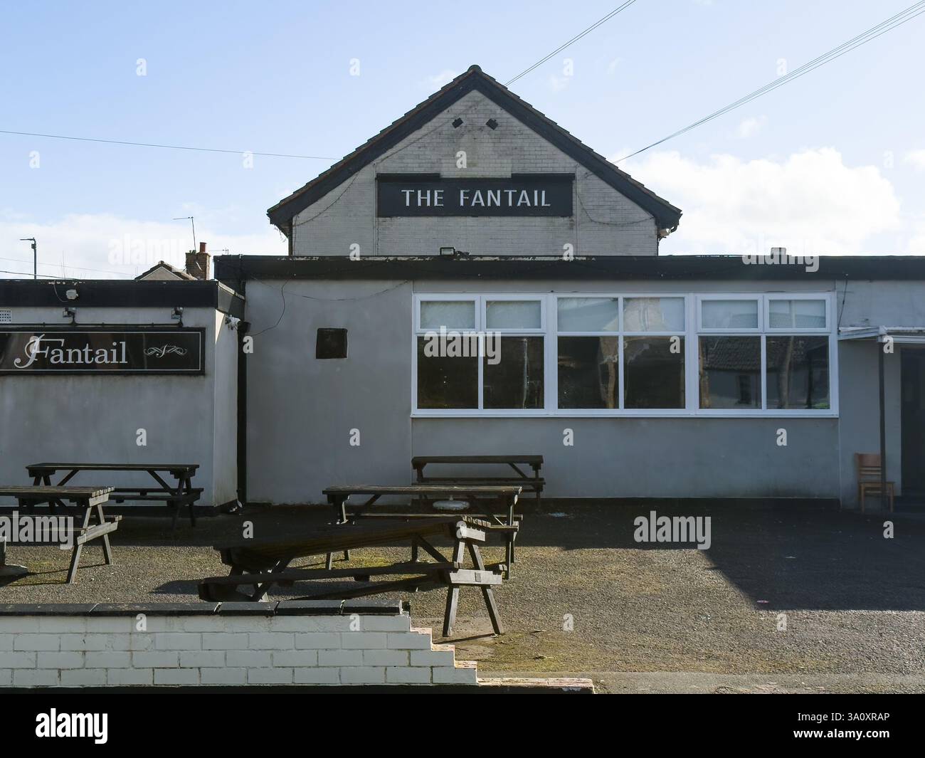 The Fantail Pub in Kirkby,Knowsley,UK - Smartphone Captured Stock Image