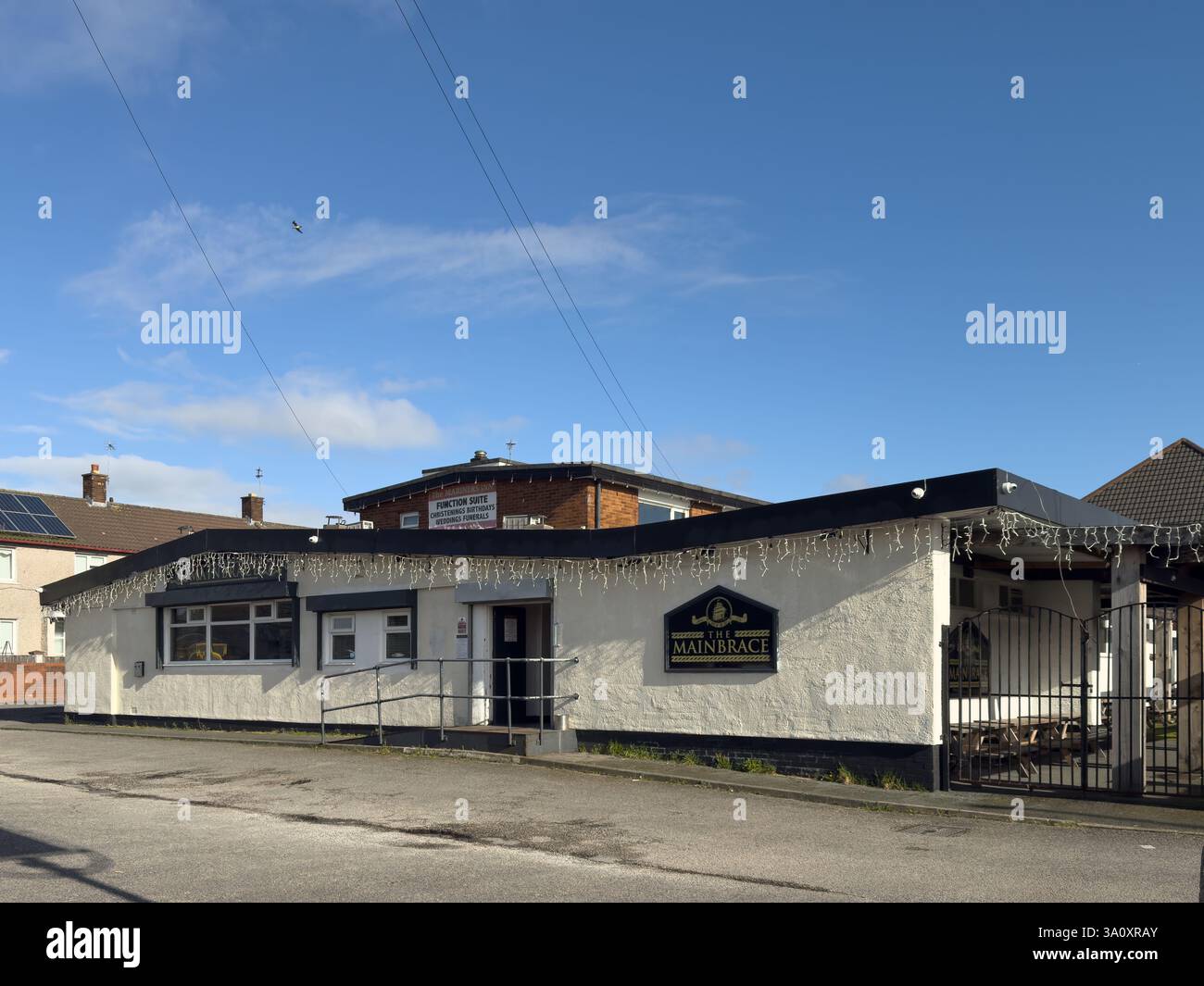 The Mainbrace Pub in Kirkby,Knowsley,UK - Smartphone Captured Stock Image