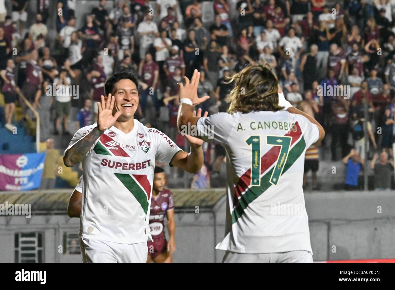 Caxias Do Sul, Brazil. 05th Mar, 2025. Images of the football match ...