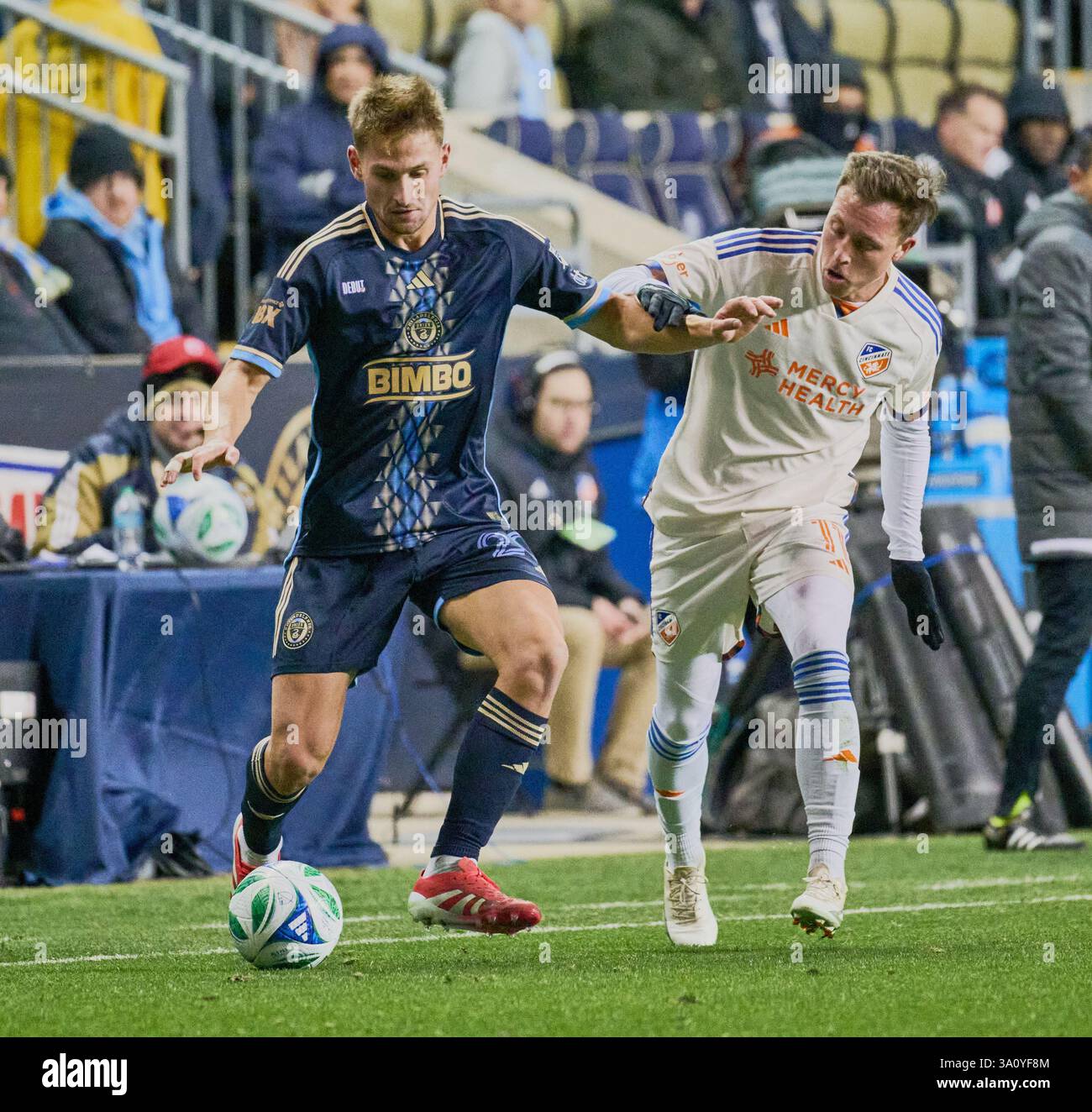 CHESTER, PA, USA - MARCH 01, 2025: MLS Match between Philadelphia Union ...