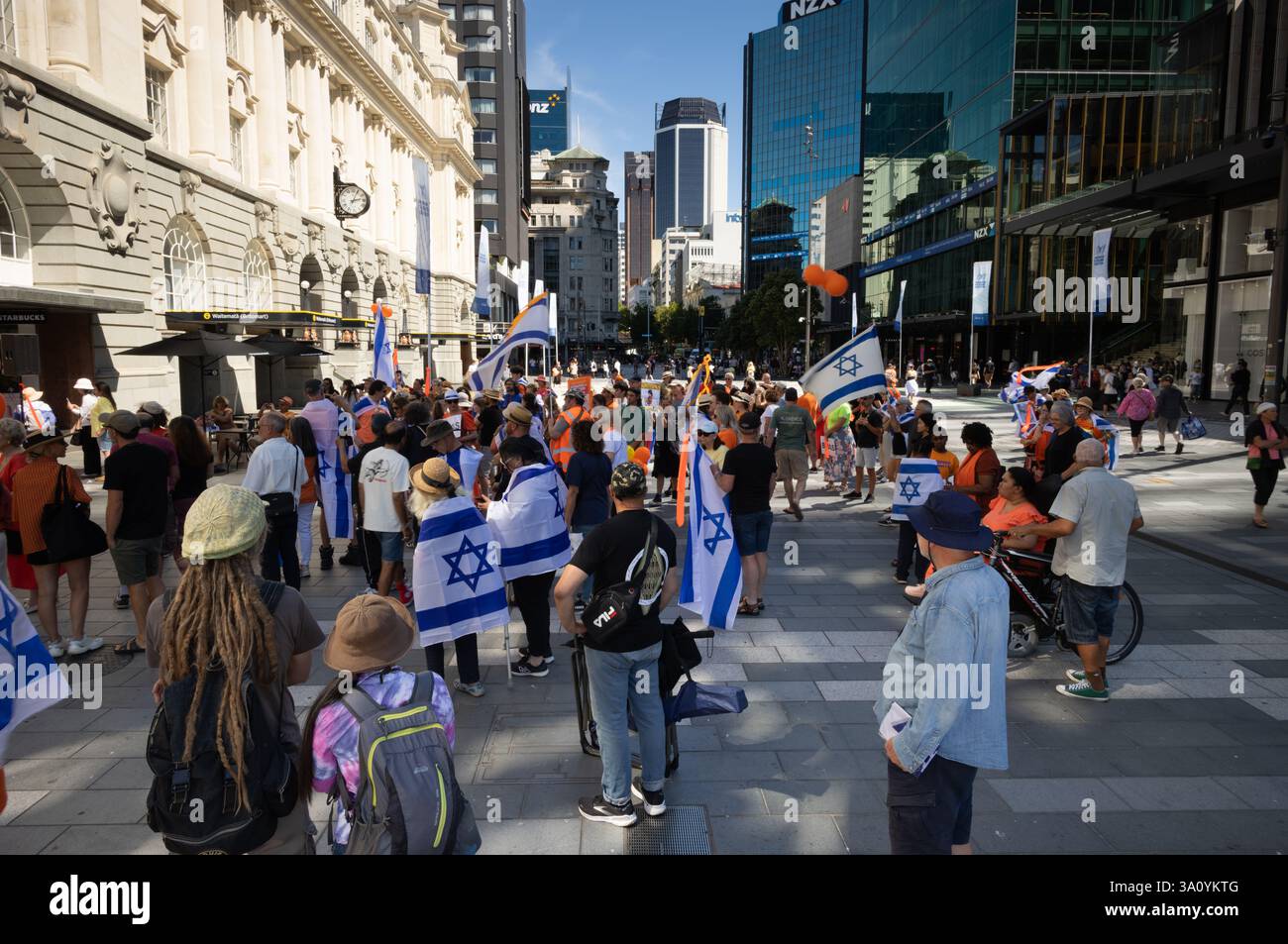 support for Israel againt Hamas Stock Photo