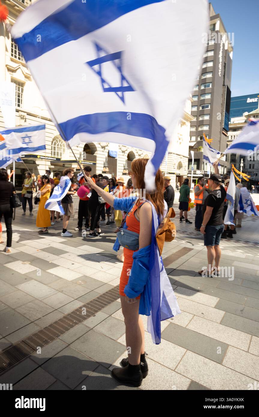 support for Israel againt Hamas Stock Photo