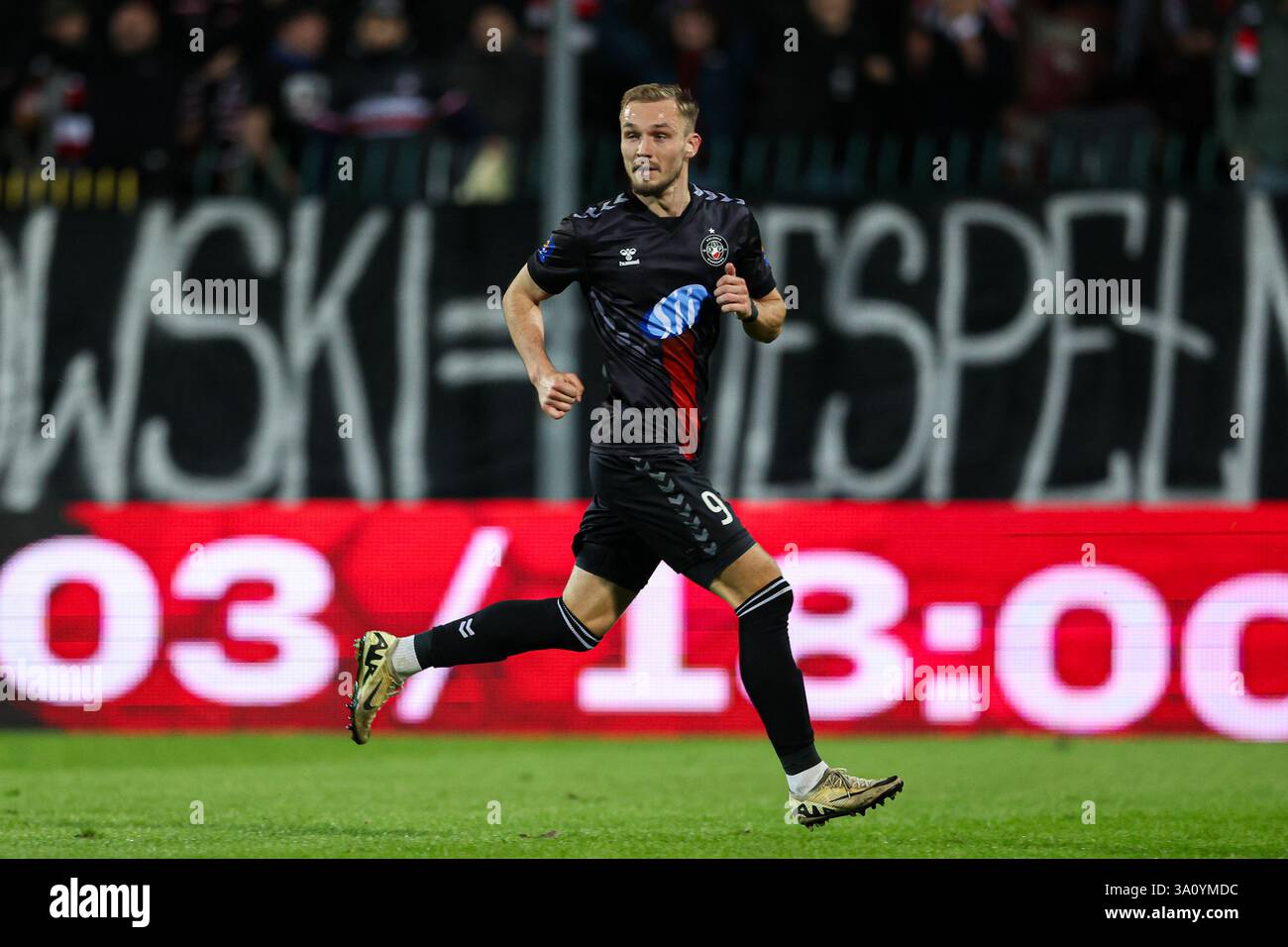 Lukasz Zjawinski Of Polonia Warszawa Seen In Action During The Polish lukasz-zjawinski-of-polonia-warszawa-seen-in-action-during-the-polish