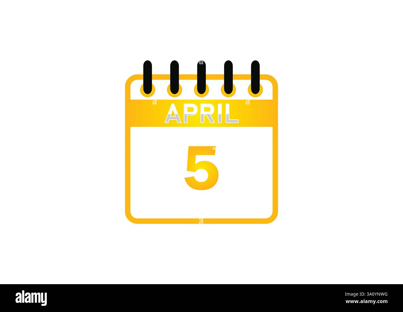 April fifth Stock Vector Images - Alamy