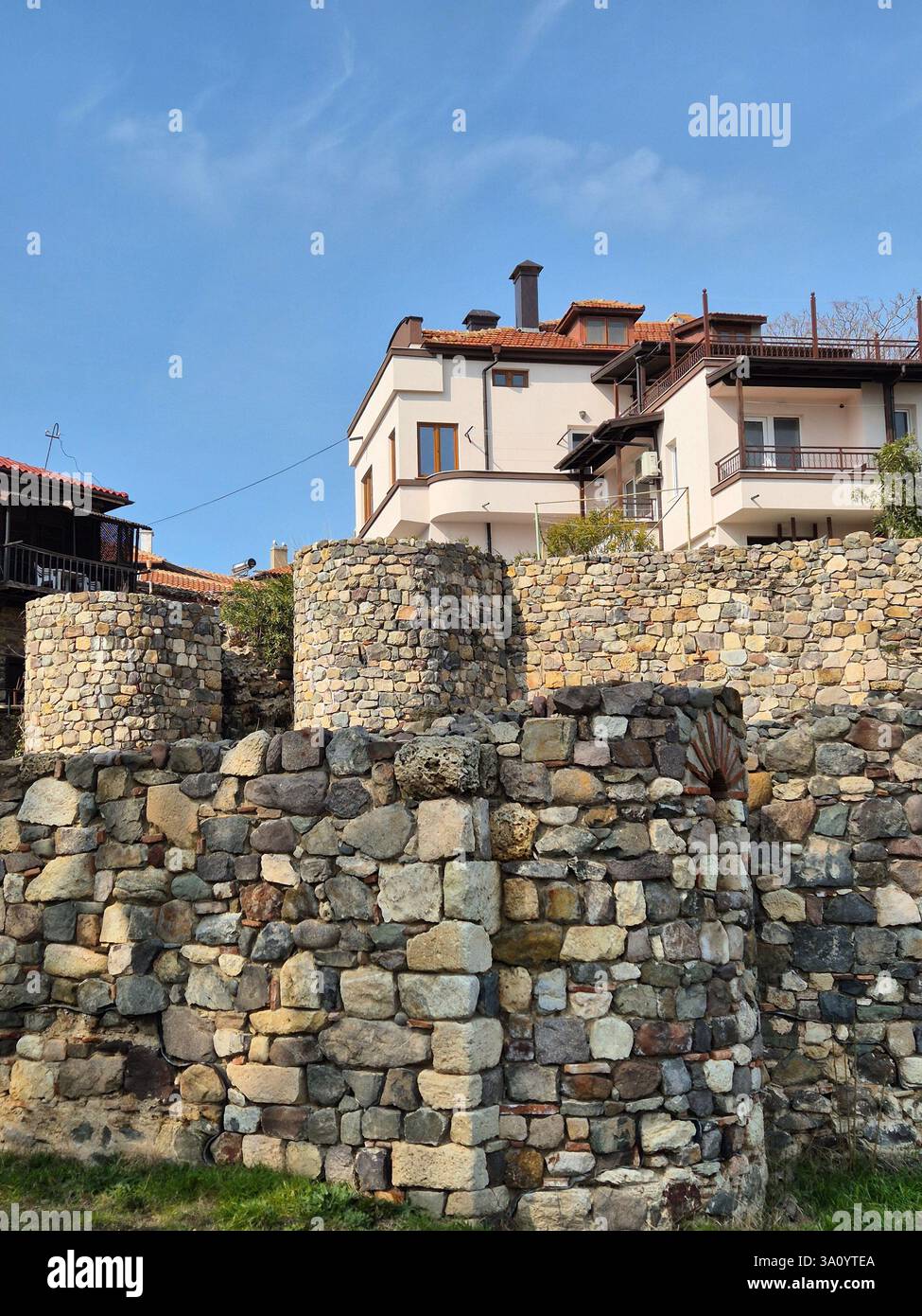 Stone architecture - Smartphone Captured Stock Image