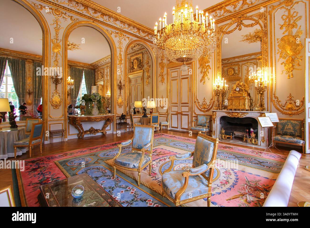 Ambassador's room in the Élysée Palace aka Hôtel d'Evreux, the official ...