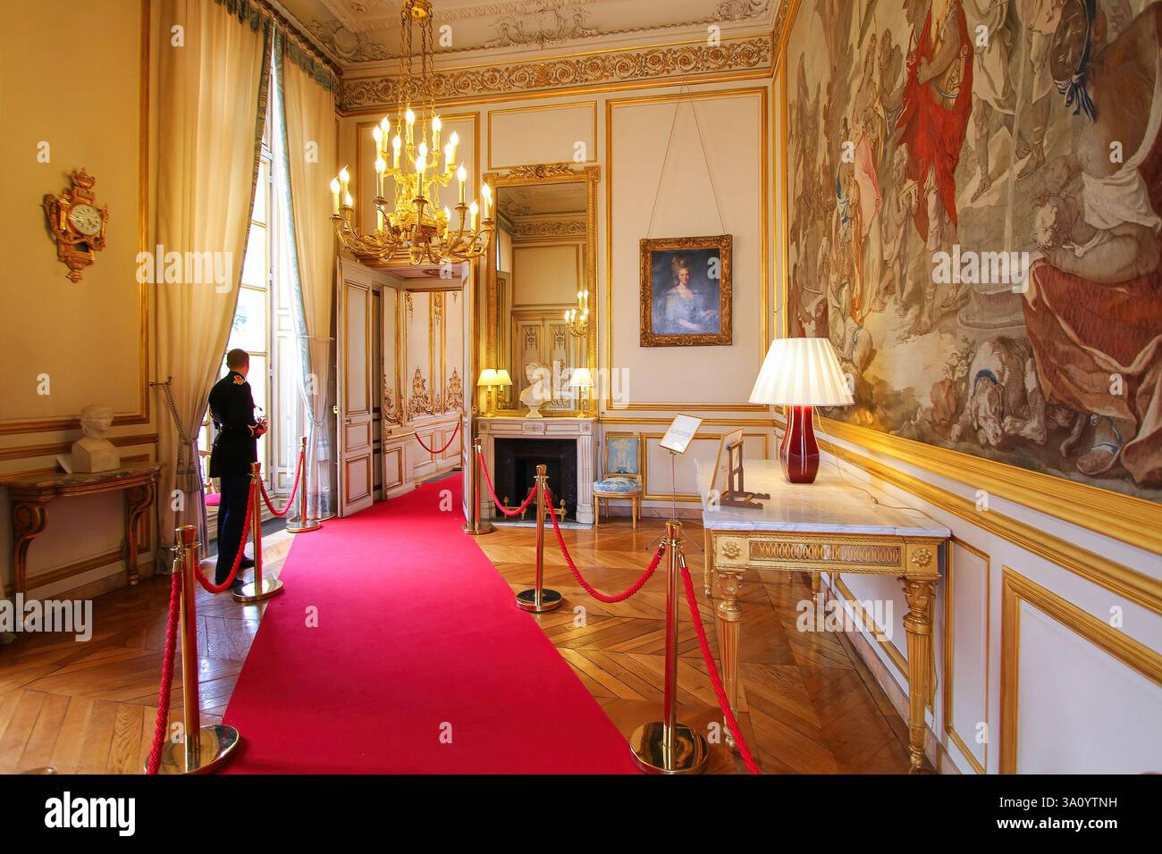 Cleopatra room in the Élysée Palace aka Hôtel d'Evreux, the official ...