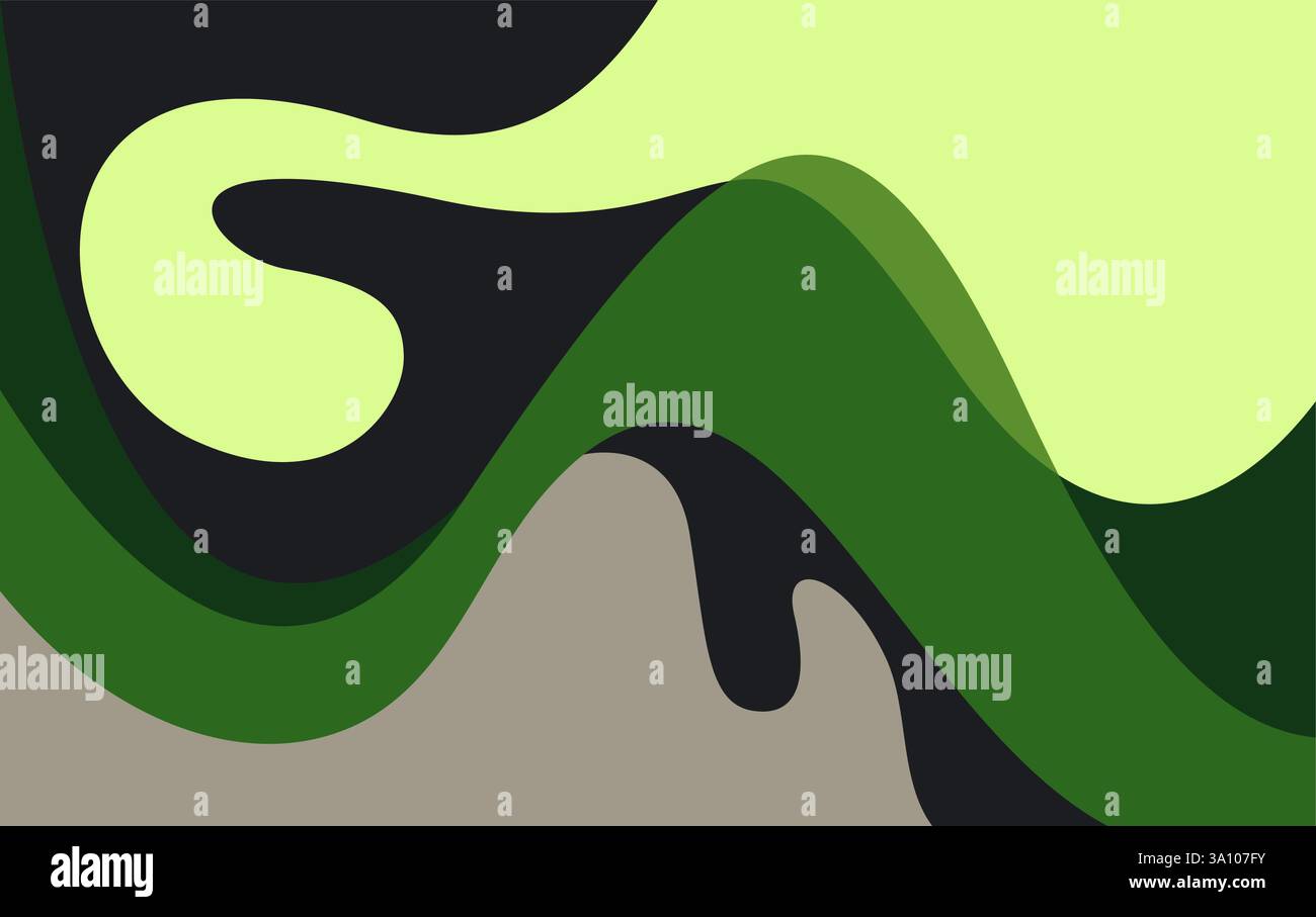Abstract Colorful Groovy background design. fluid abstract background Stock Vector