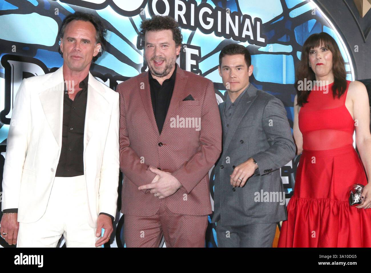 Ca. 05th Mar, 2025. Walton Goggins, Danny McBride, Adam Devine, Edi Patterson at arrivals for THE RIGHTEOUS GEMSTONES Final Season Premiere, Paramount Theater, Los Angeles, CA, March 05, 2025. Credit: Priscilla Grant/Everett Collection/Alamy Live News Stock Photo