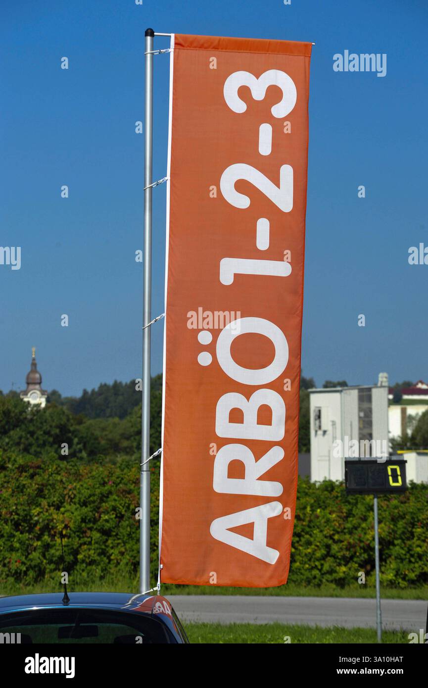 the ARBÖ drivers club logo, representation of interests and breakdown ...