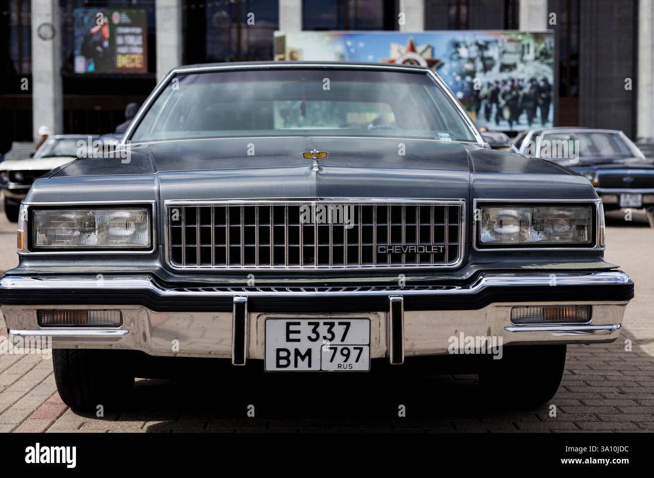 Minsk, Belarus, March 6, 2025 - Classical American car Chevrolet ...