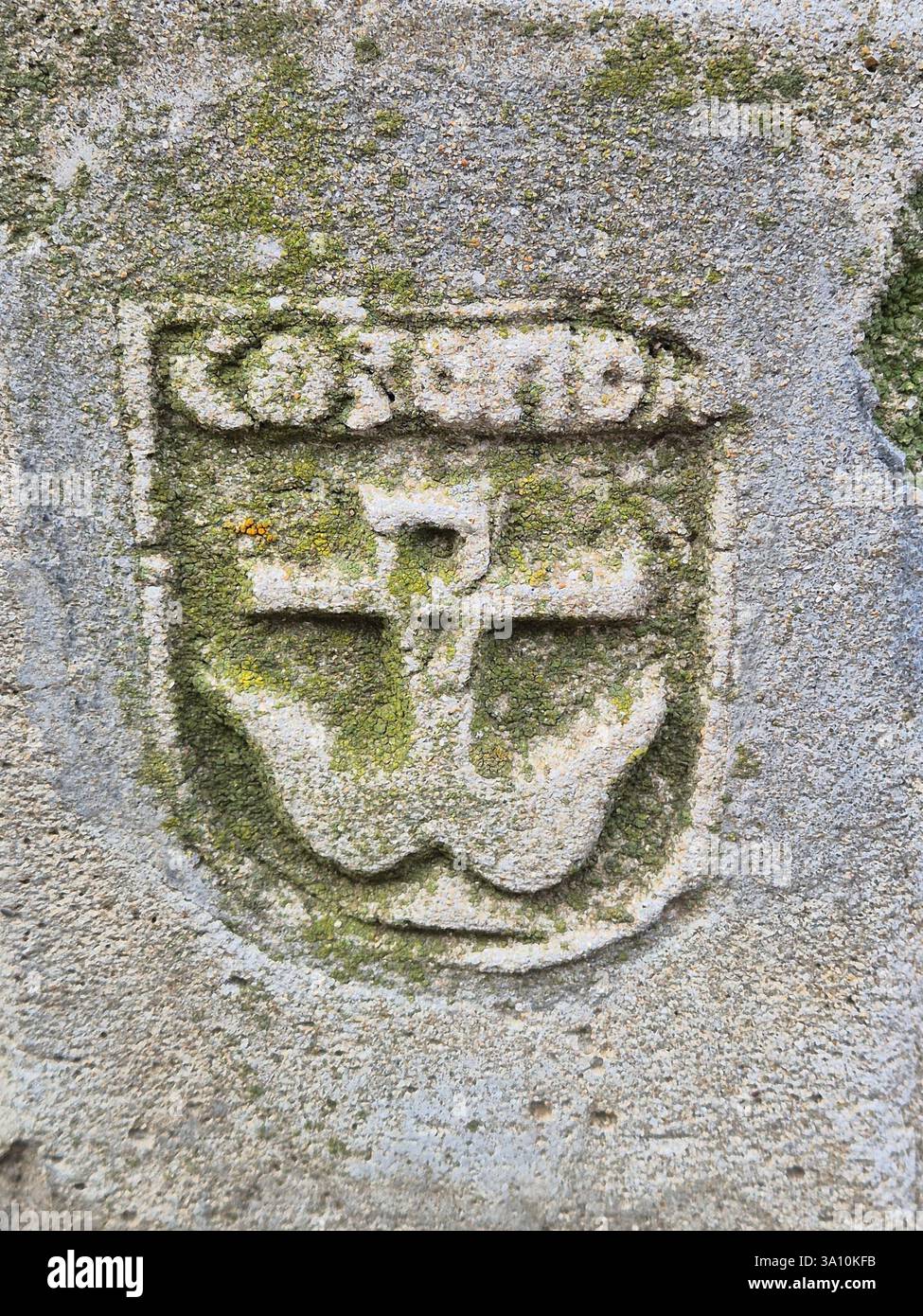 A unique piece of branding. Sozopol - Smartphone Captured Stock Image