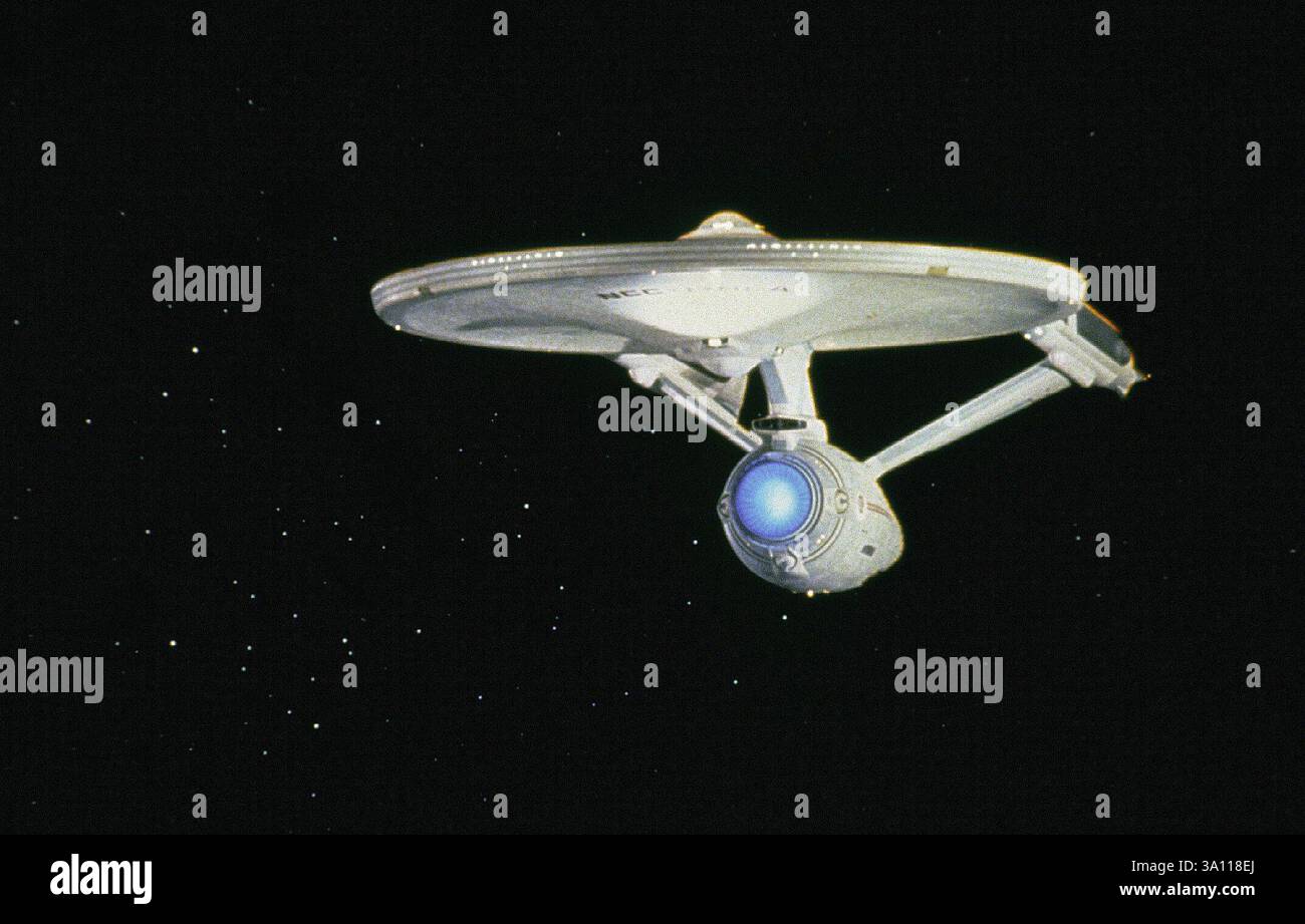 Star Trek   The U.S.S. Enterprise Stock Photo