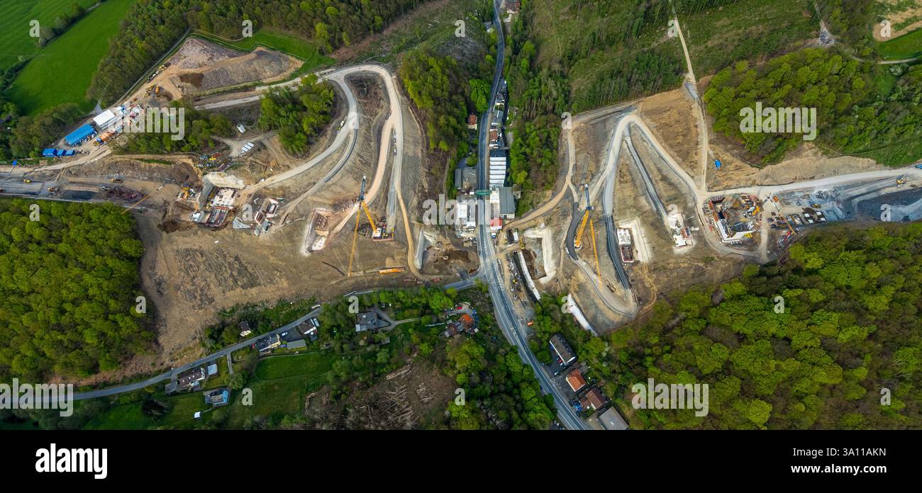 Birds eye aerial view bridge hi-res stock photography and images - Alamy