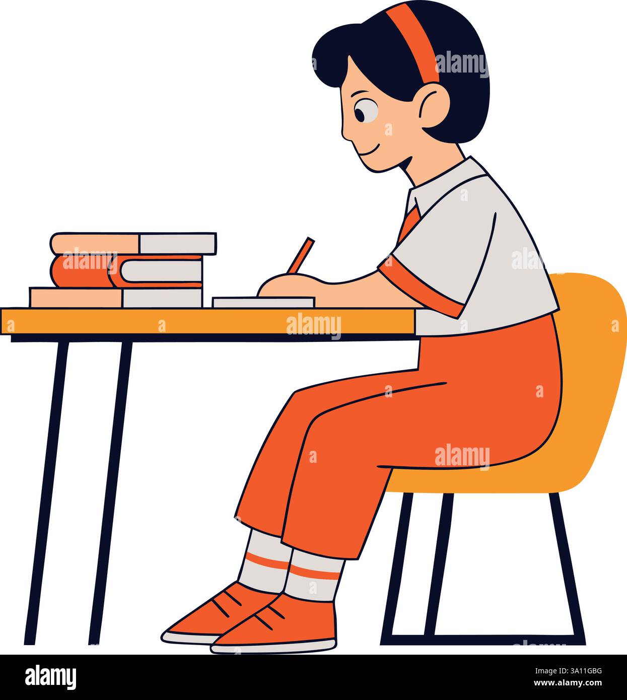 Student At Desk Writing Classroom Stock Vector Image Art Alamy student-at-desk-writing-classroom-stock-vector-image-art-alamy